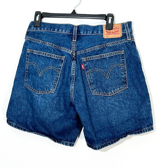 Levi's 501 Denim Jean Shorts Womens 30 Button Fly Y2K Coconut Girl Preppy Casual - Picture 3 of 7